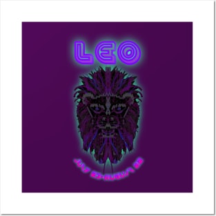 Leo 1b Eggplant Posters and Art